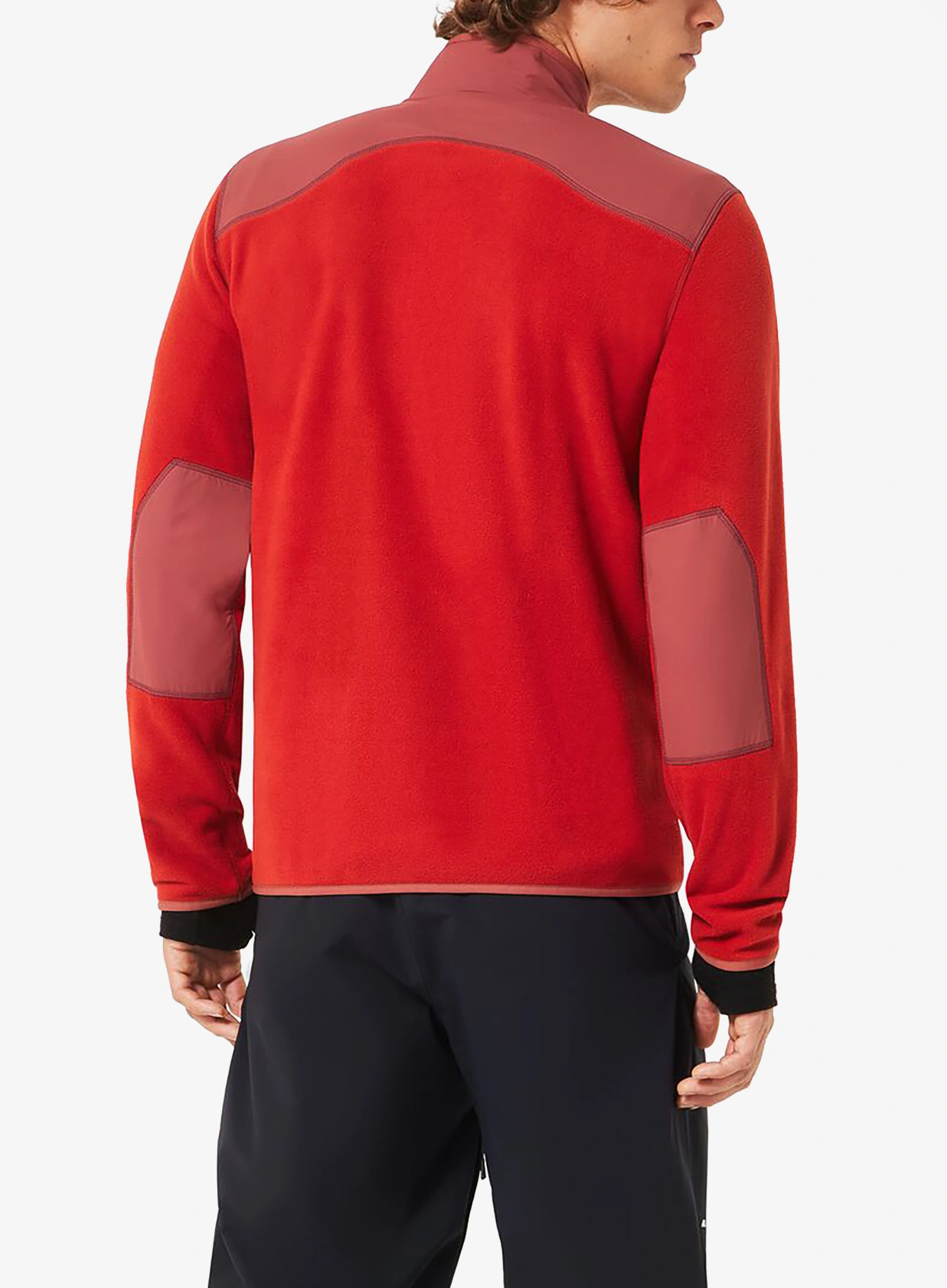 Fleece mikina Oakley Butter Tech Fleece - flame red/rosewood