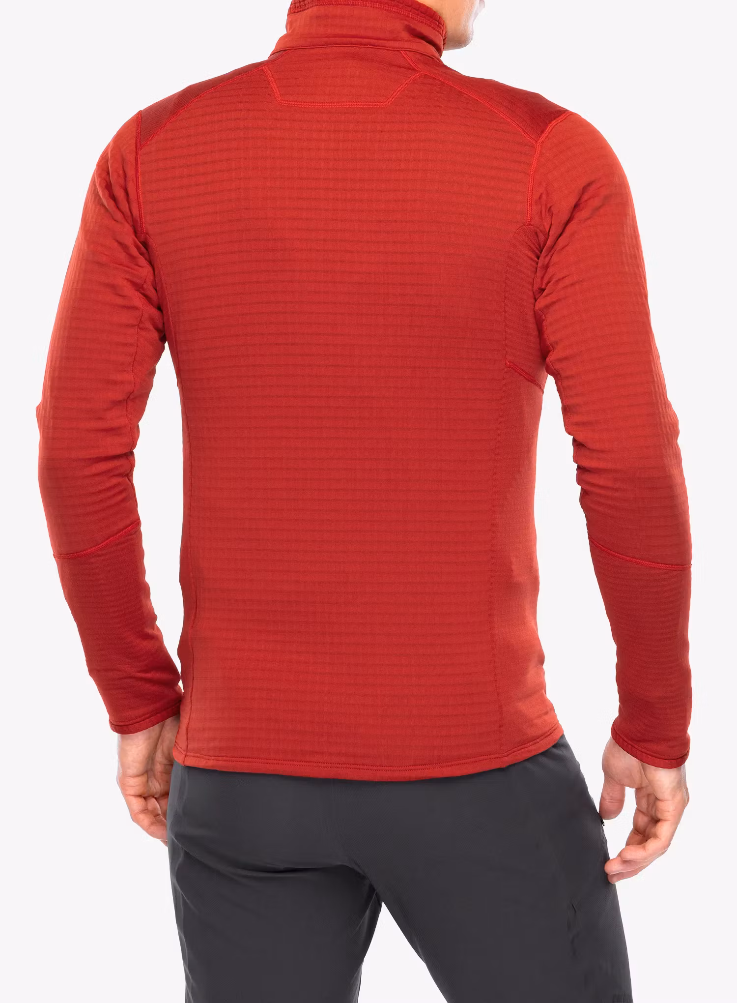 Fleece mikina Patagonia R1 Hybrid Jacket - amanita red