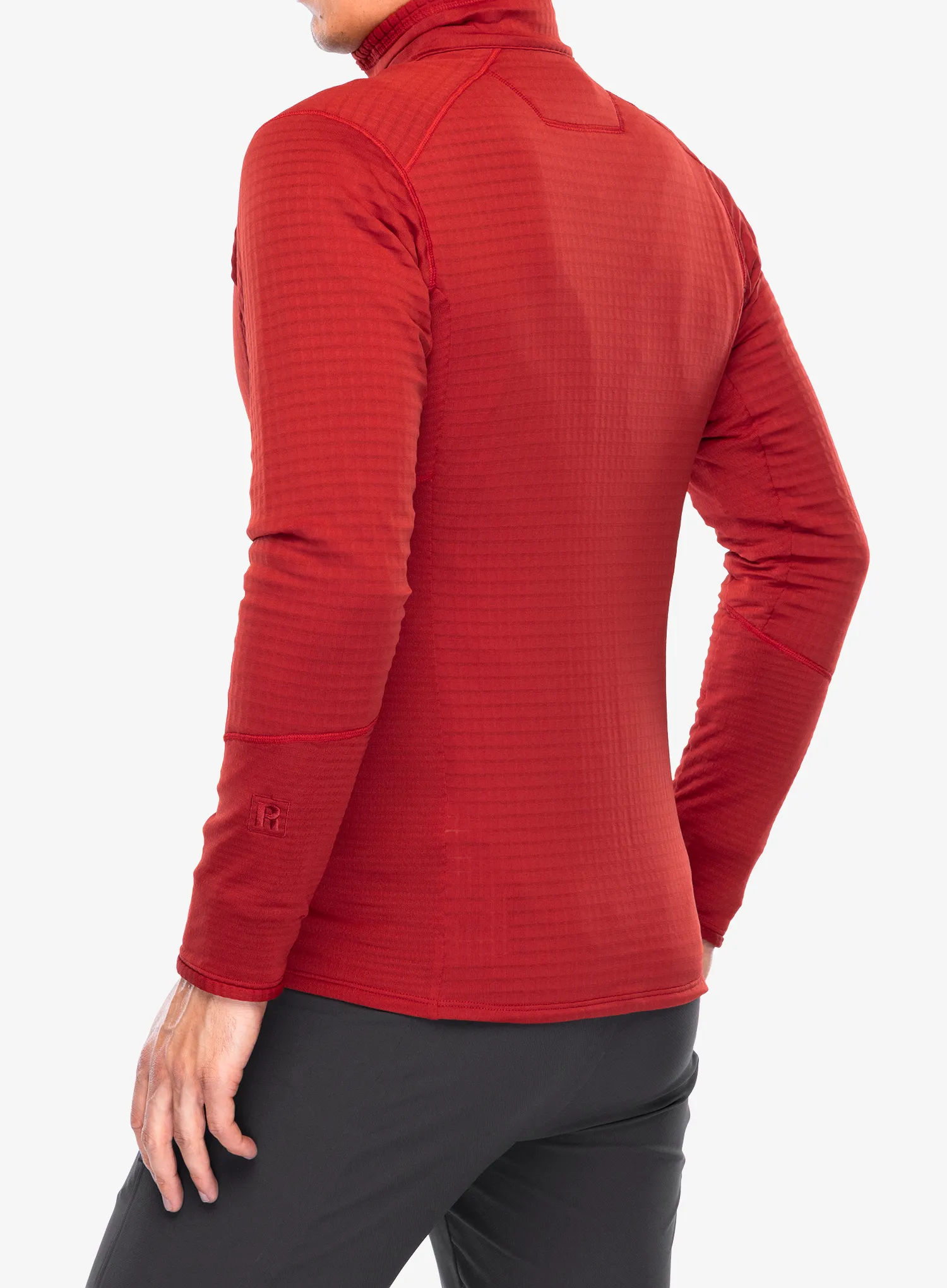Fleece mikina Patagonia R1 Hybrid Jacket - amanita red