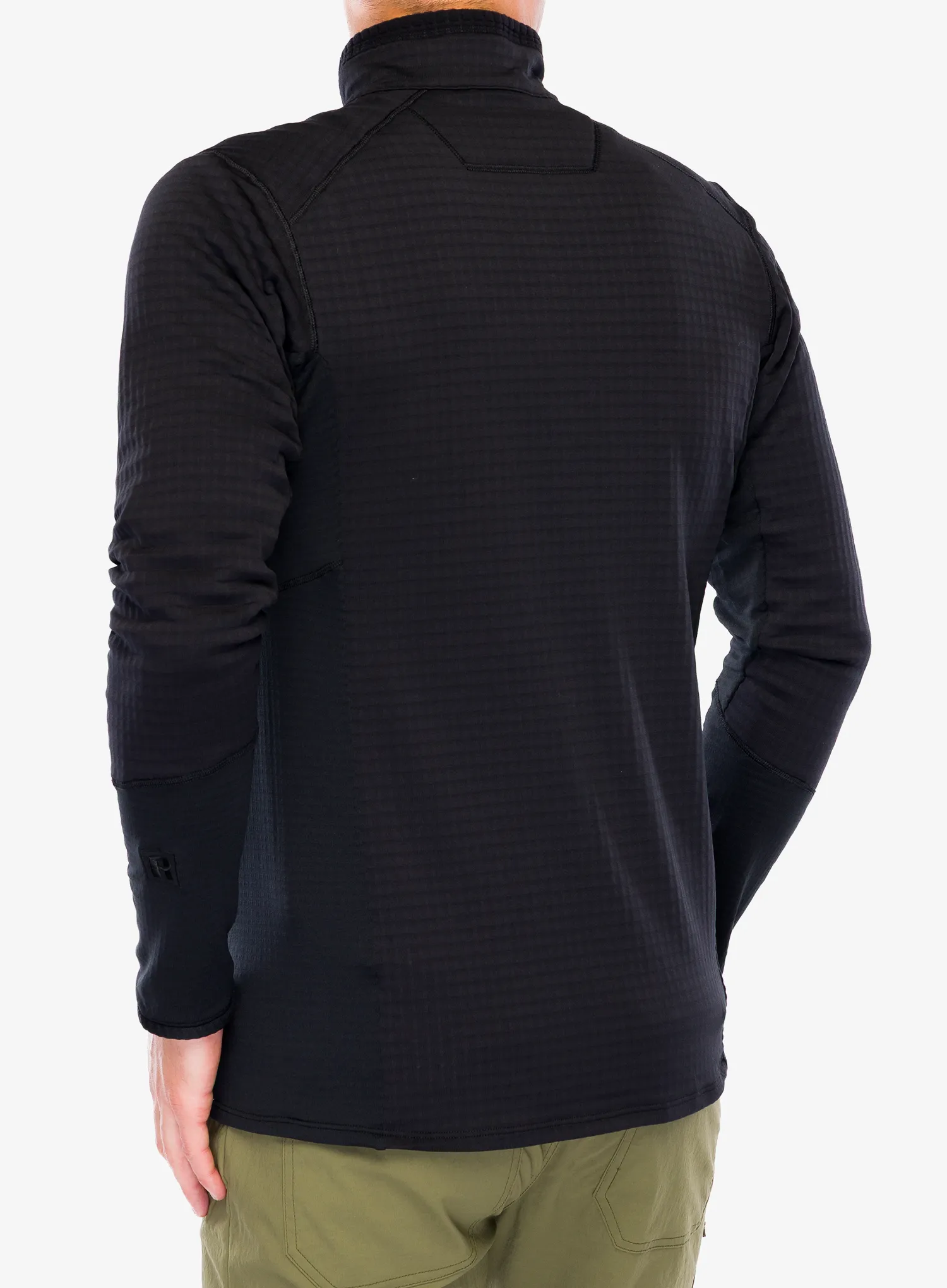 Fleece mikina Patagonia R1 Hybrid Jacket - black