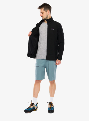 Fleece mikina Patagonia R1 TechFace JKT - black