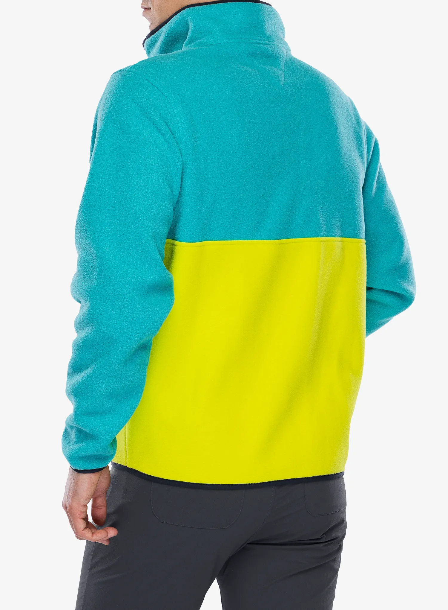 Fleecová bunda Patagonia Synchilla Anorak - phosphorus green