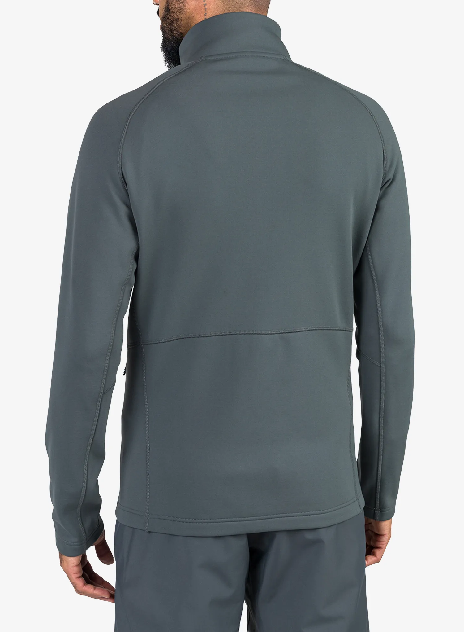 Fleece mikina Rossignol New Hero Classique Clim - onyx grey