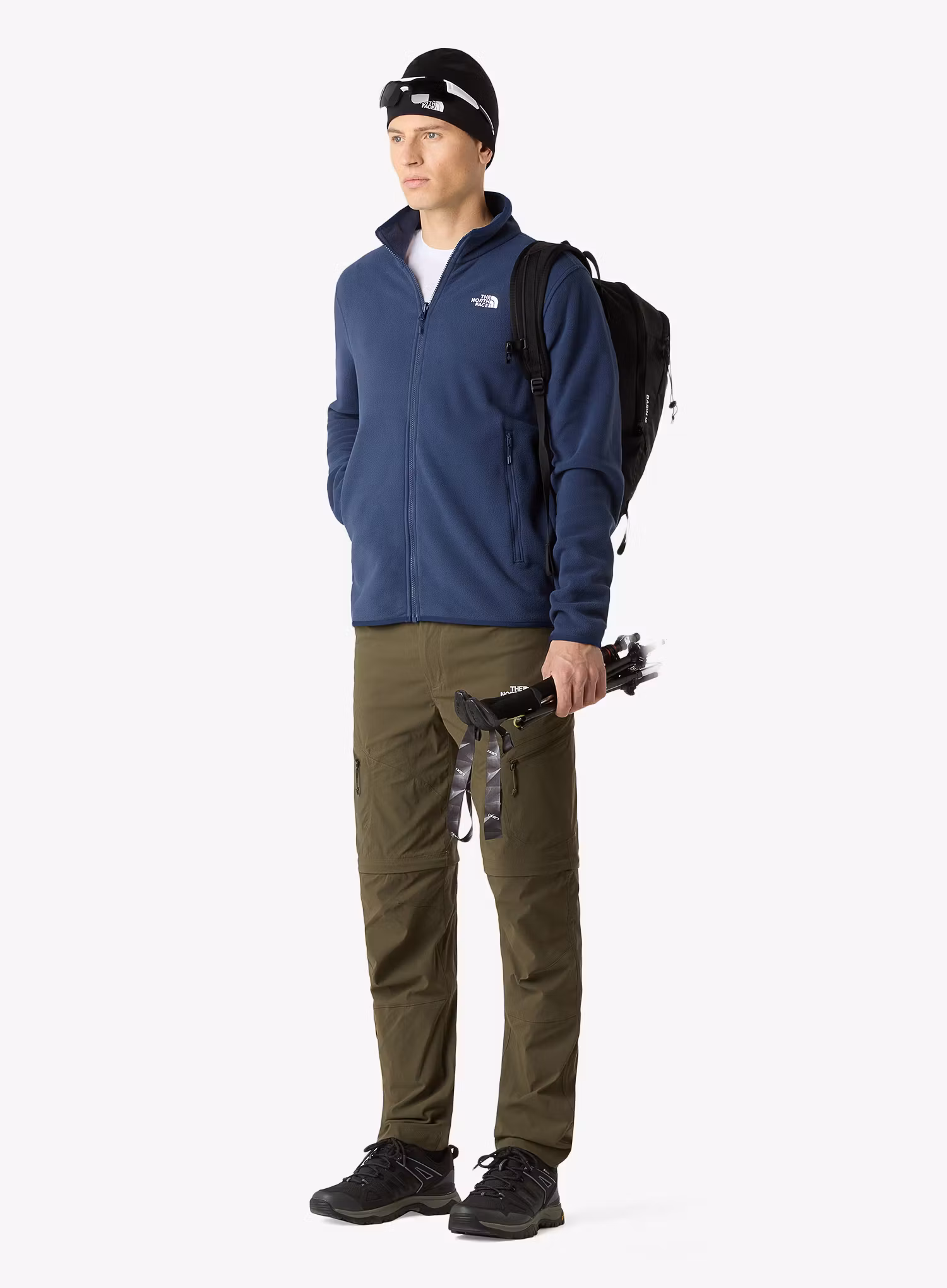 Fleece mikina The North Face Glacier Fleece Jacket - summit navy