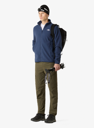 Fleece mikina The North Face Glacier Fleece Jacket - summit navy