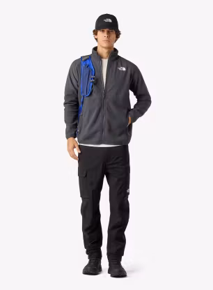 Fleece mikina The North Face Glacier Heavyweight Full Zip Jacket - asphalt grey/tnf black
