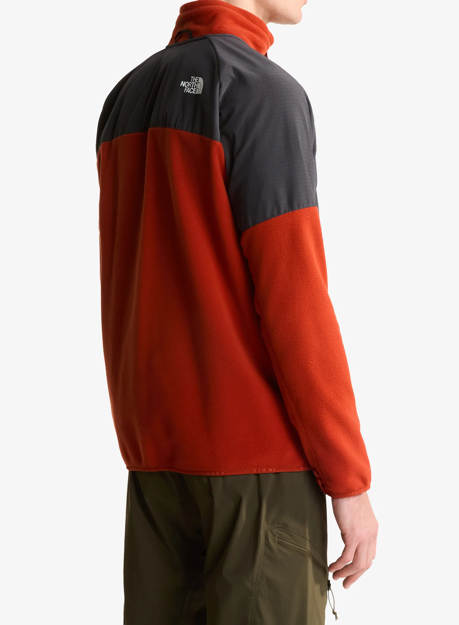 Fleece mikina The North Face Glacier Heavyweight Full Zip Jacket - iron clay/asphalt grey