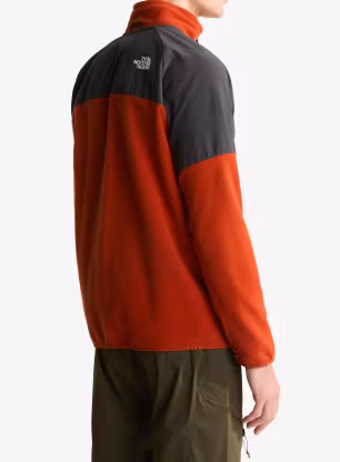 Fleece mikina The North Face Glacier Heavyweight Full Zip Jacket - iron clay/asphalt grey