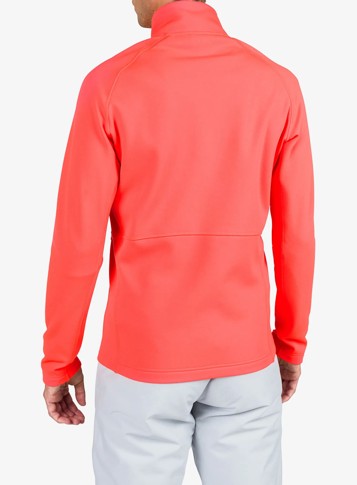 Mikina Rossignol New Hero Classique Clim - neon red