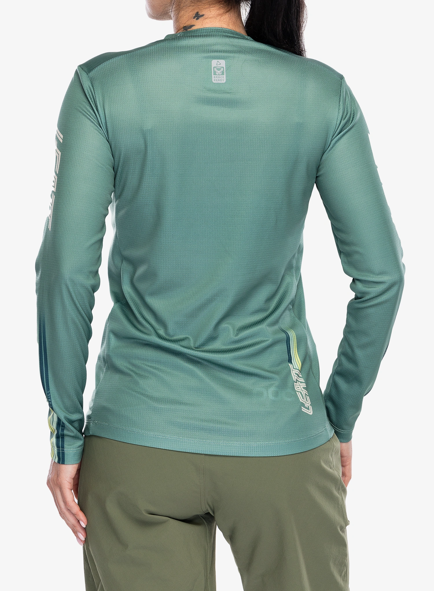 Cyklistická mikina dámská Leatt Jersey MTB Enduro 4.0 - lagoon