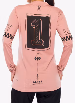 Cyklistická mikina dámská Leatt MTB Gravity 3.0 Long Sleeve - dusty pink