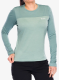 Cyklistická mikina dámská Mons Royale Diversion Merino Bike Jersey Long Sleeve - dew/desert sage