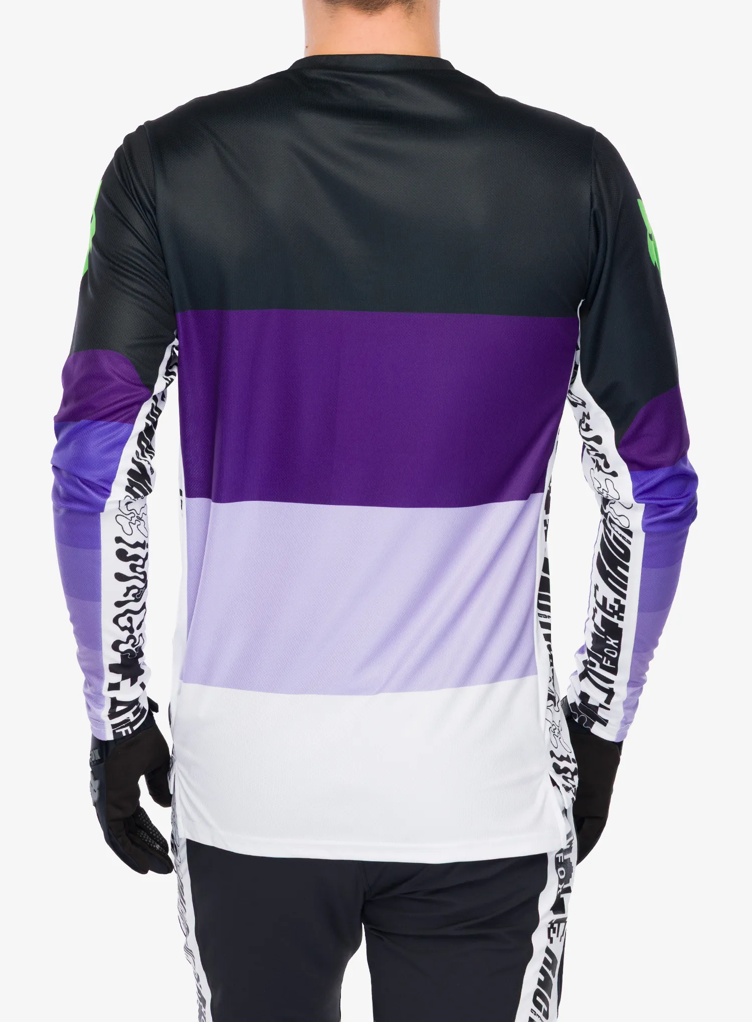 Cyklistická mikina Fox Ranger LS Jersey Grid - black