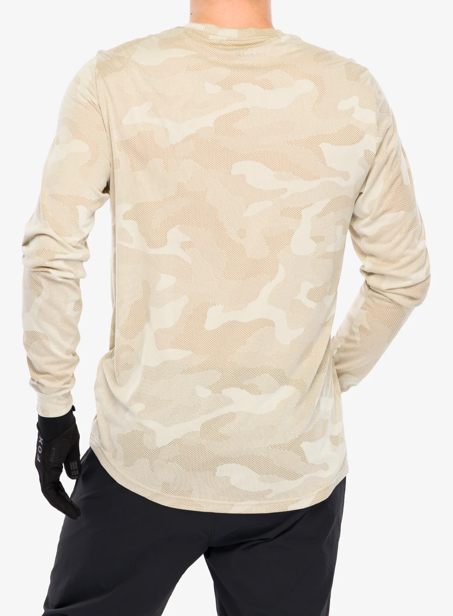 Cyklistická mikina Fox Ranger Tru Dri LS Jersey - cream