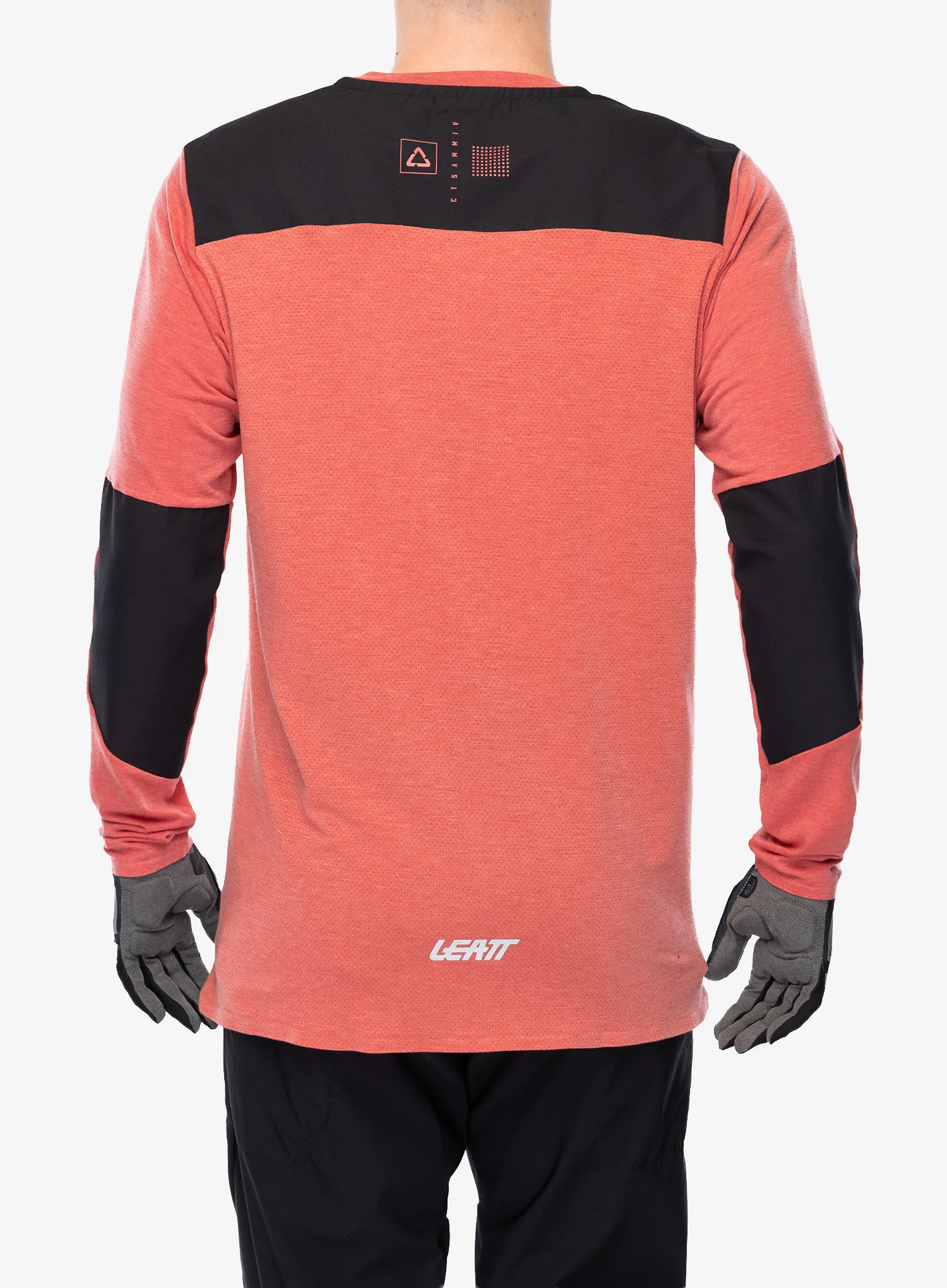 Cyklistická mikina Leatt MTB Trail 4.0 Long Sleeve - dusty red