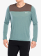 Cyklistická mikina Mons Royale Diversion Merino Bike Jersey Long Sleeve - desert sage/iron