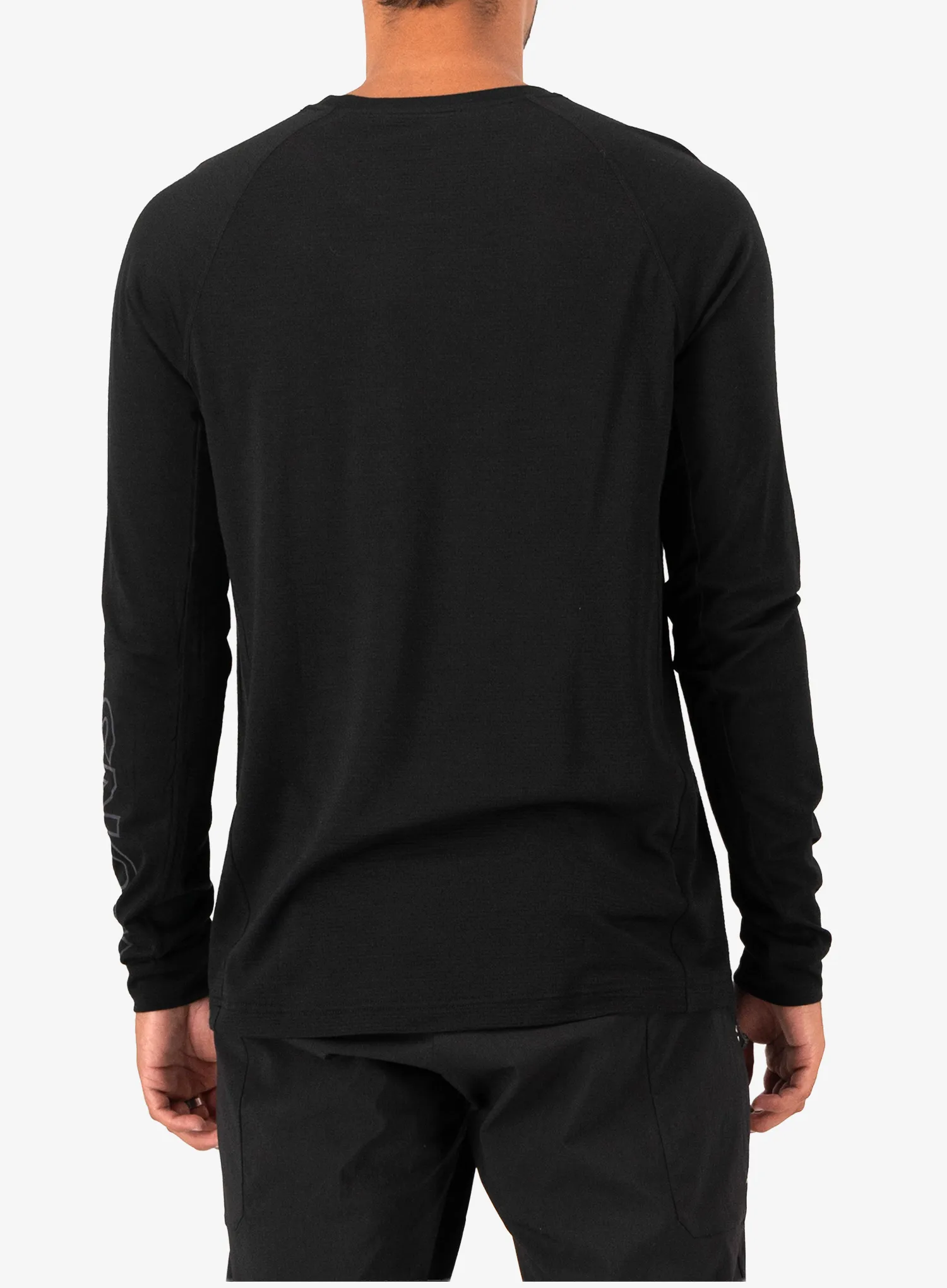Cyklistická mikina Mons Royale Tarn Merino Bike Wind Jersey - black