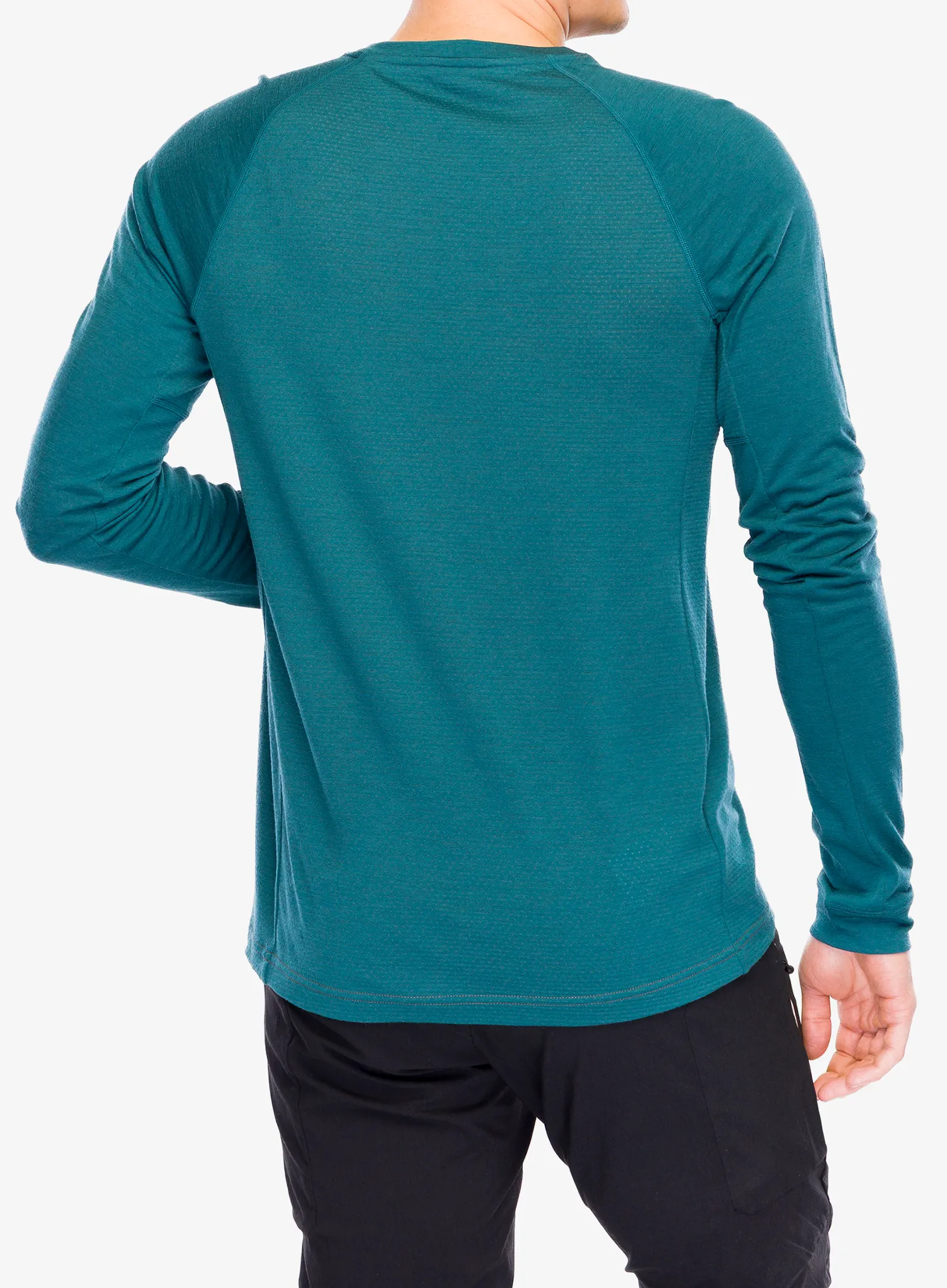 Cyklistická mikina Mons Royale Tarn Merino Long Sleeve - iron/abyss