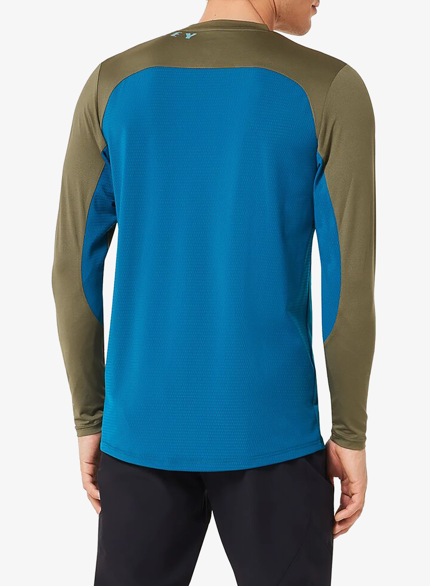Cyklistická mikina Oakley Free Ride RC LS Jersey - army green/new balsam