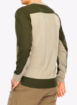 Cyklistická mikina Patagonia LS Dirt Craft Jersey - seabird grey