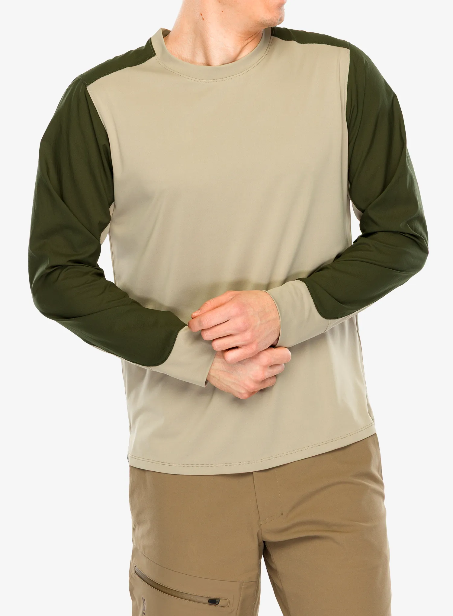 Cyklistická mikina Patagonia LS Dirt Craft Jersey - seabird grey