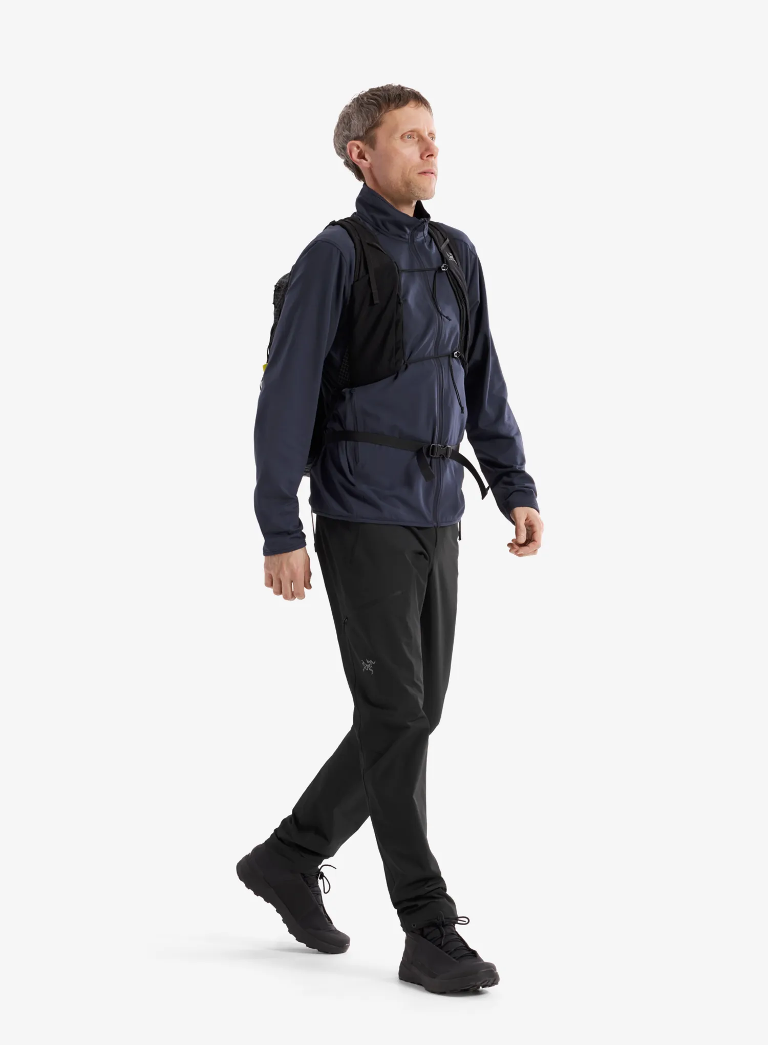 Rozepínací mikina Arcteryx Kyanite Lightweight Jacket - black sapphire