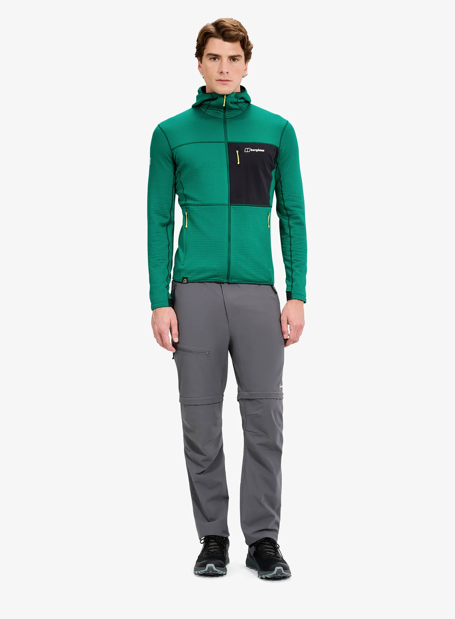 Rozepínací mikina Berghaus Ridge-Hiker Hoody - meadow green/jet black