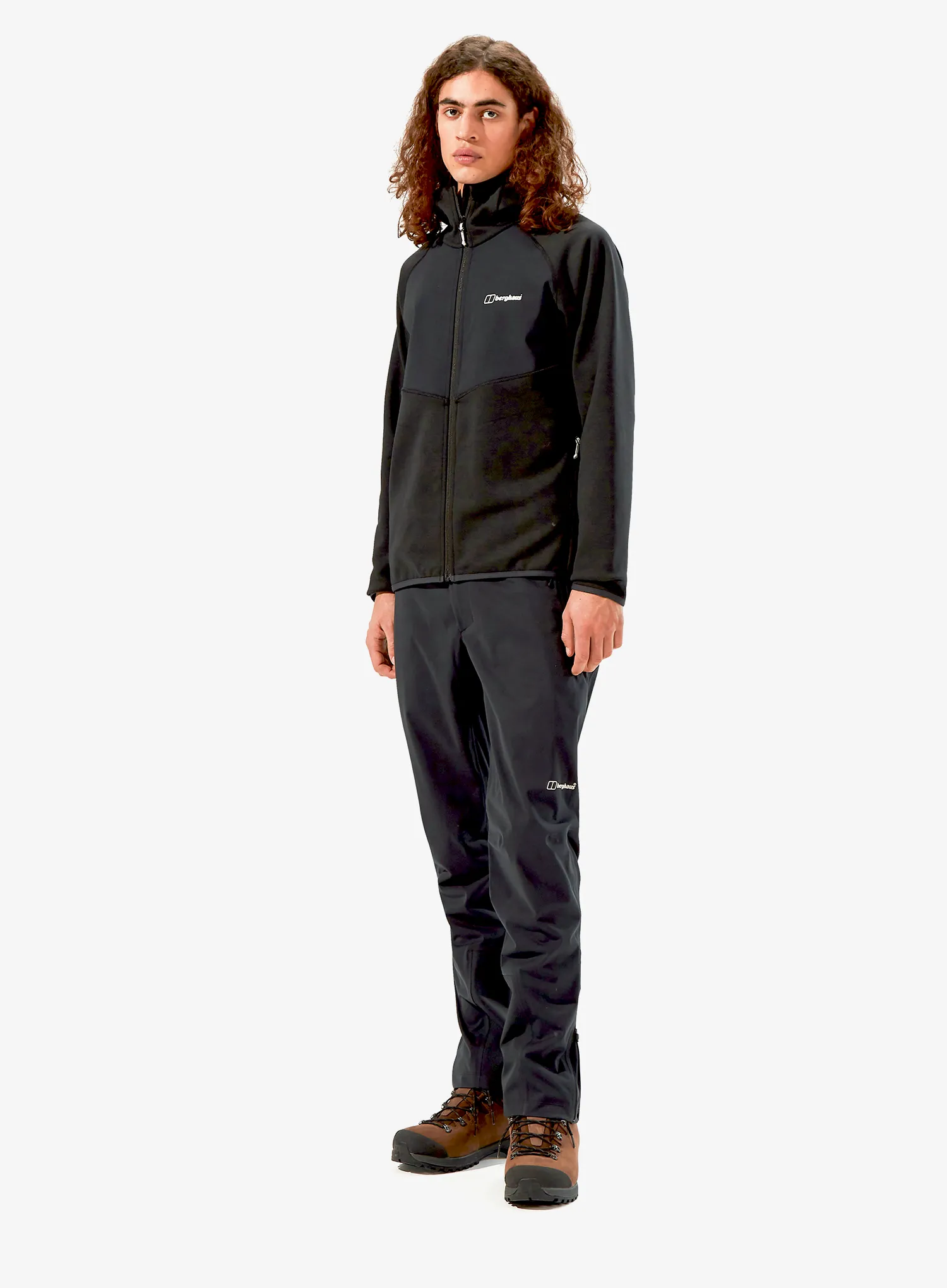 Rozepínací mikina Berghaus Trawden Jacket - black/black