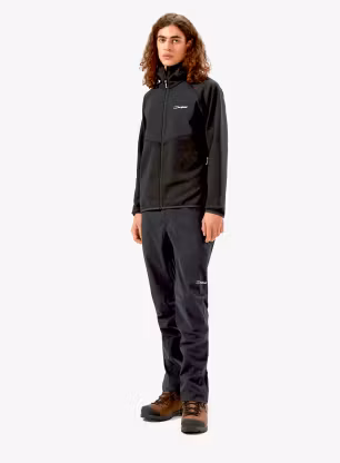 Rozepínací mikina Berghaus Trawden Jacket - black/black