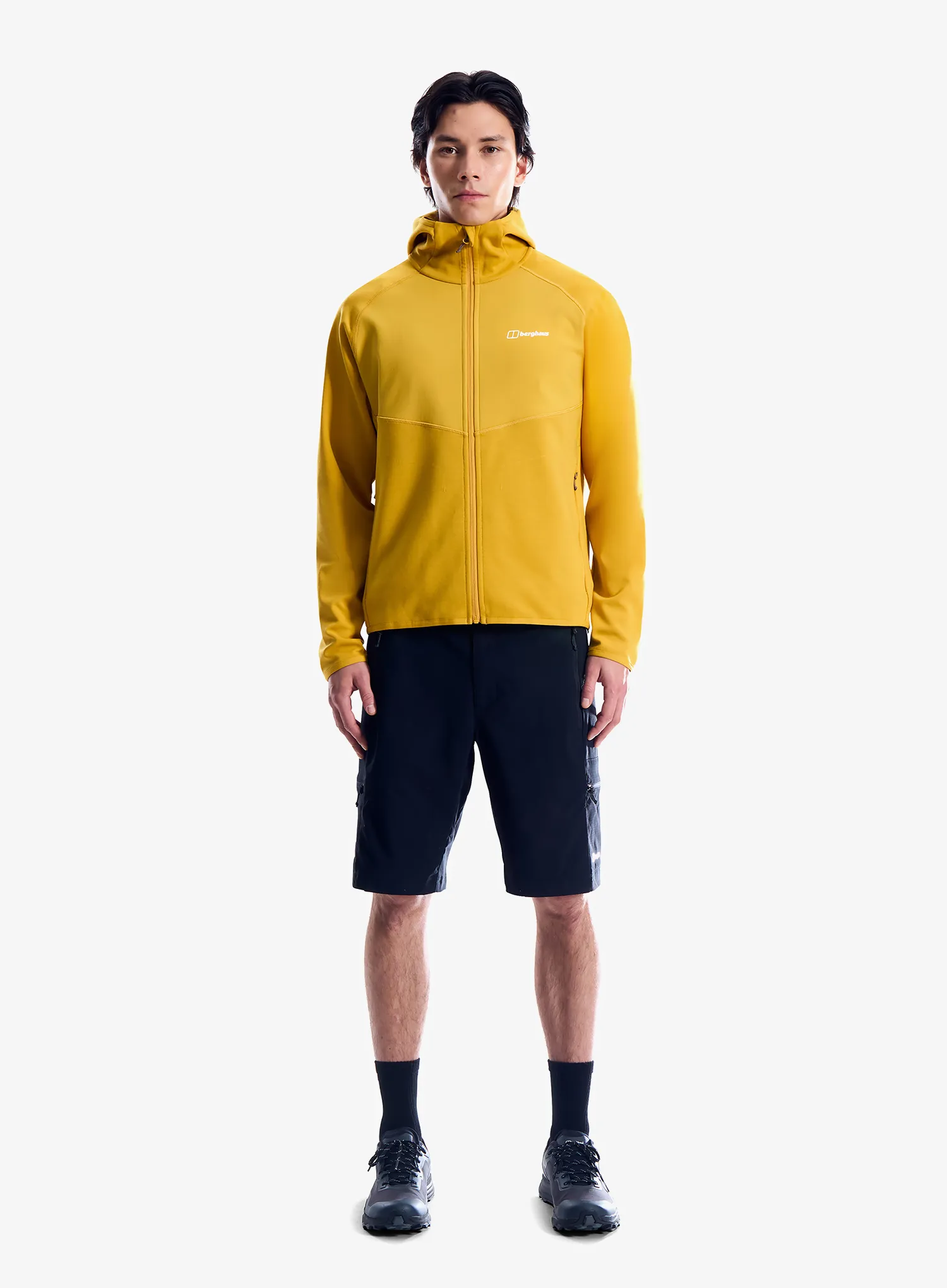Rozepínací mikina Berghaus Trawden Jacket - spiced mustard
