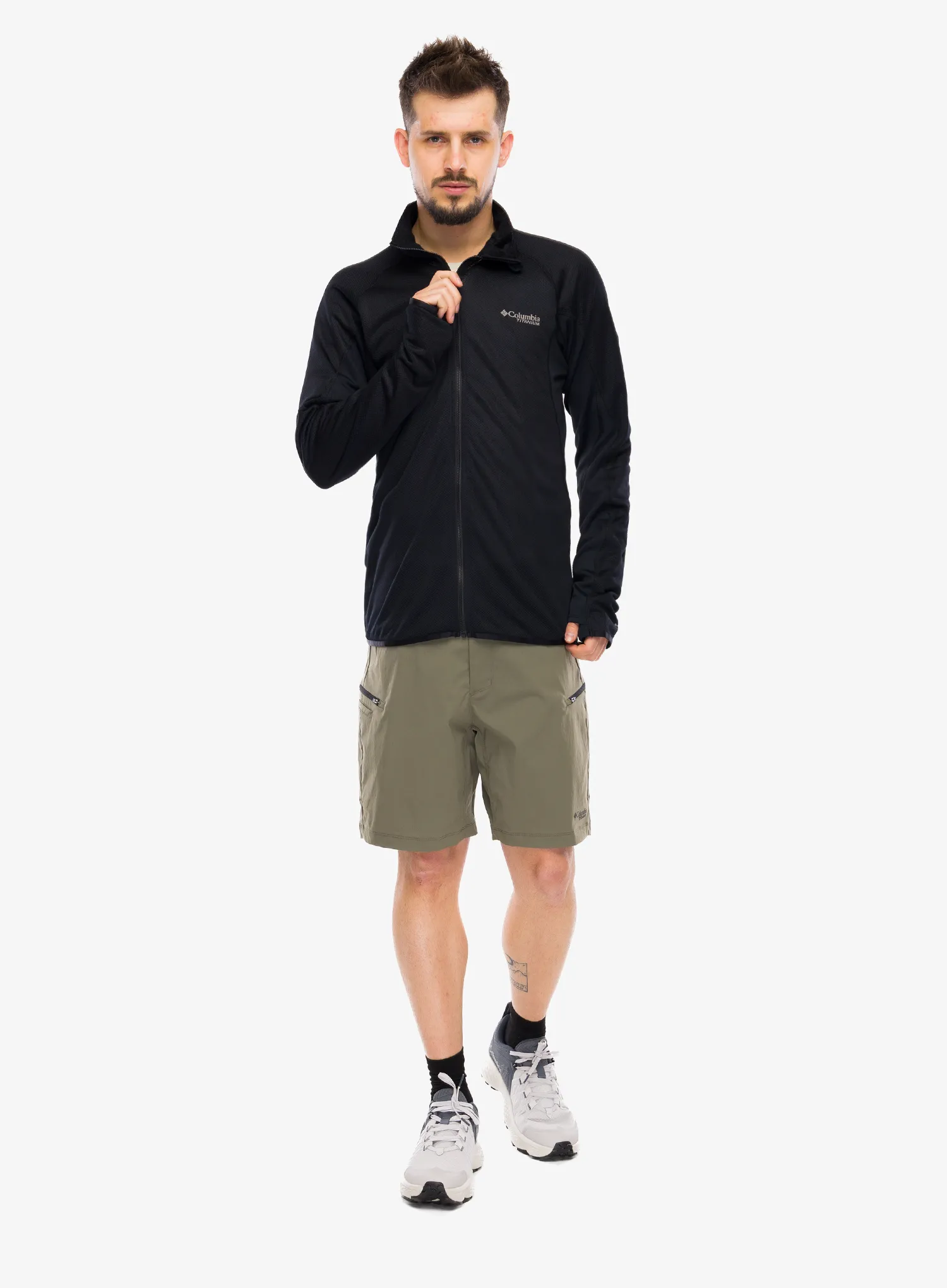 Rozepínací mikina Columbia Summit Step Full Zip - black