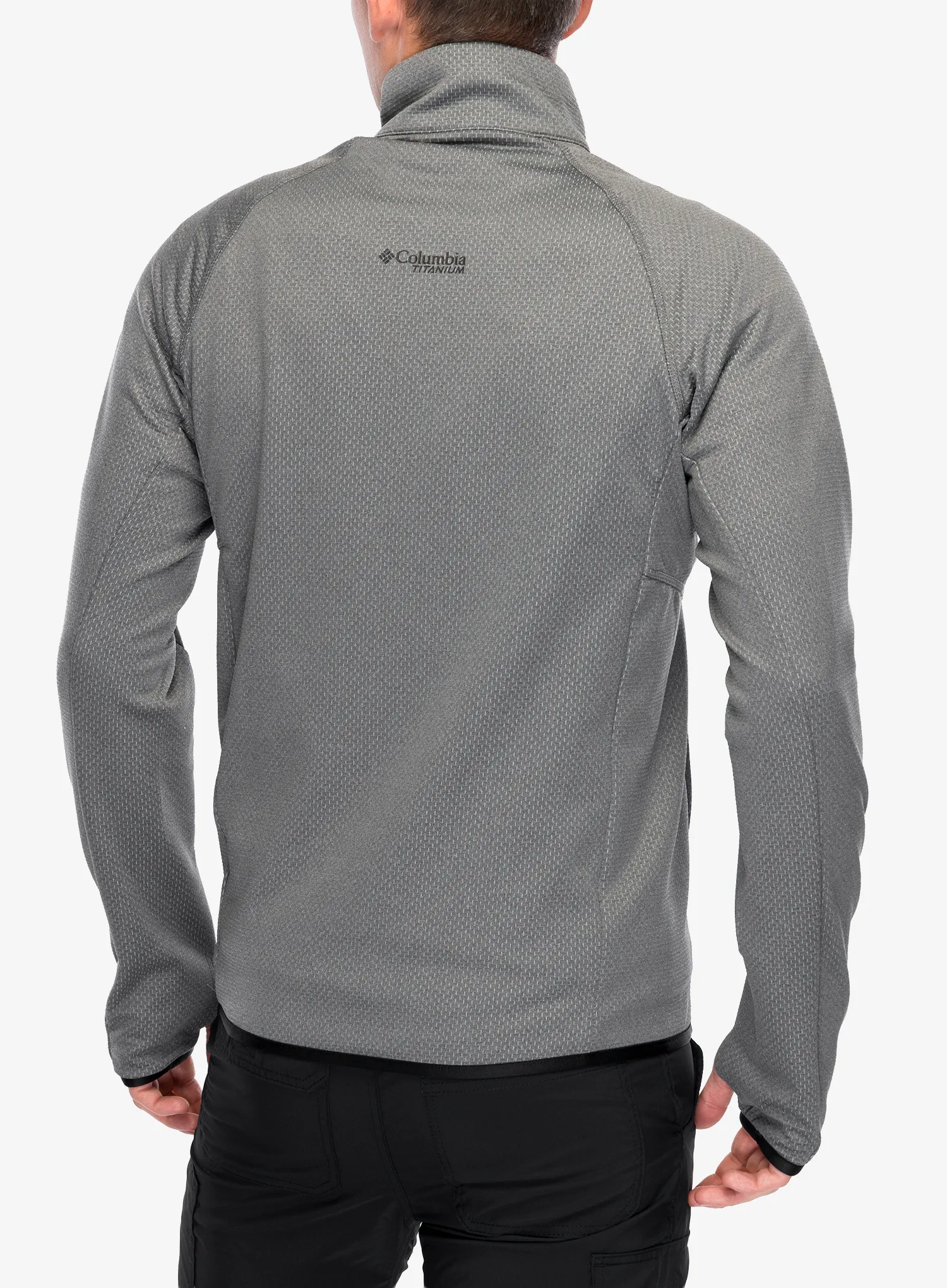 Rozepínací mikina Columbia Triple Canyon Grid Fleece Full Zip II - city grey