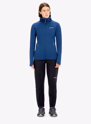 Dámská mikina na zip Berghaus Kinetic Powerstretch Hoody Af - hale navy