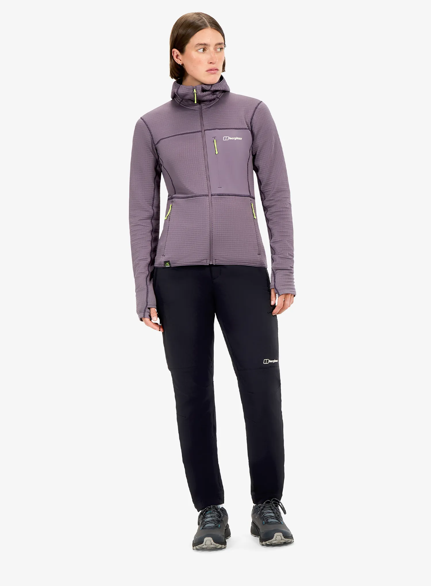 Dámská mikina na zip Berghaus Ridge-Hiker Hoody - purple planet