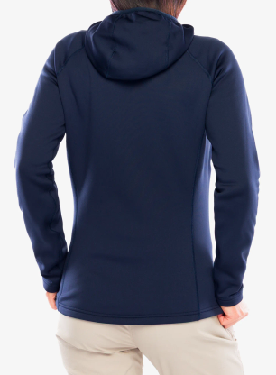 Dámská mikina na zip Montane Fury Lite Hoodie - eclipse blue