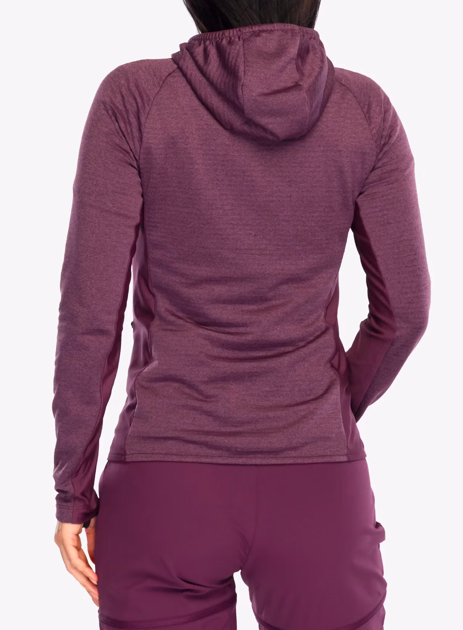 Dámská mikina na zip Montura Dolomiti Hooded Maglia - wine red