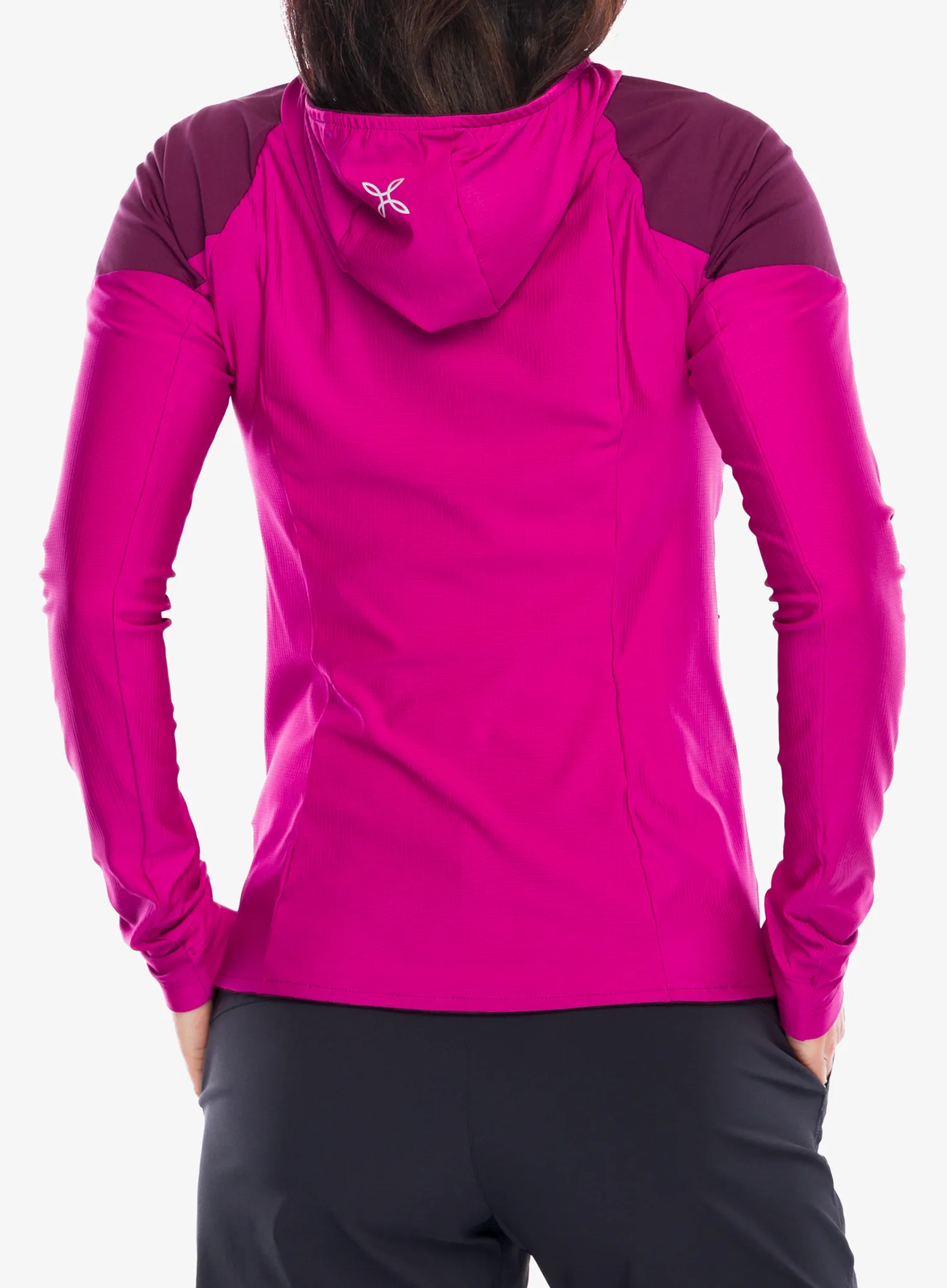 Dámská mikina na zip Montura Spitze Hooded Maglia - baton rouge/wine red