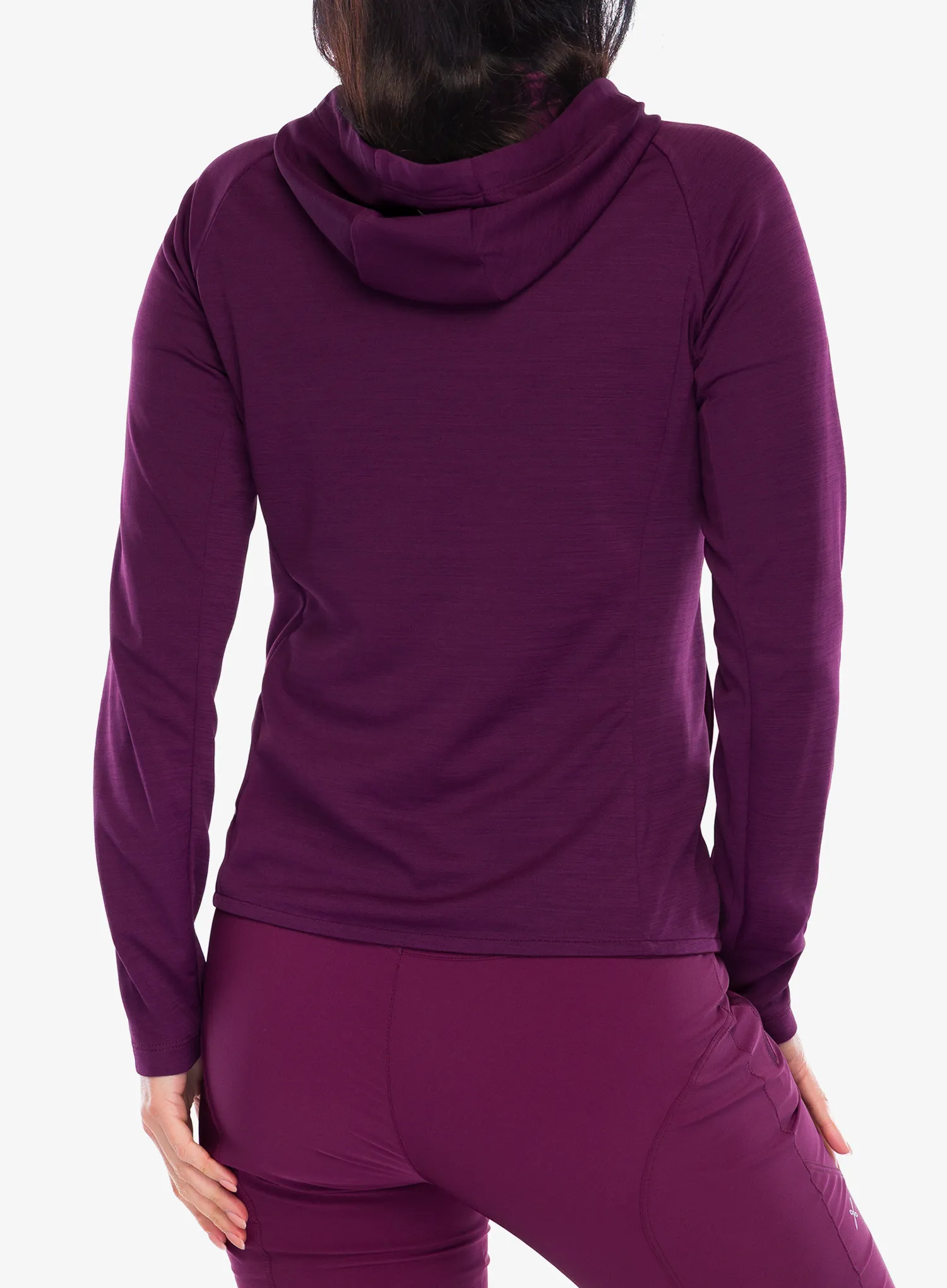 Dámská mikina na zip Montura Timeless Maglia - wine red