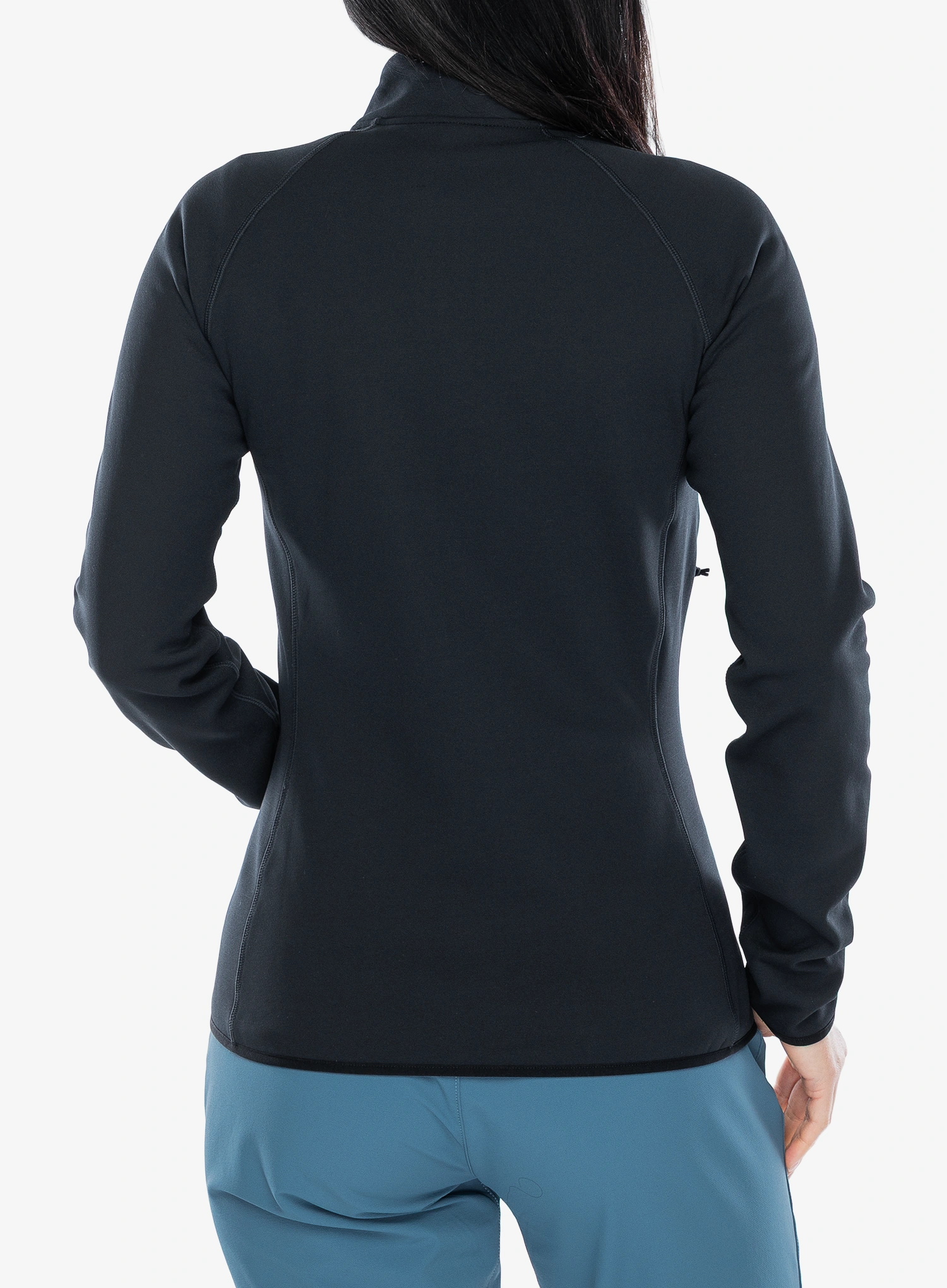 Dámská mikina na zip Mountain Equipment Jorasses Lite Jacket - black