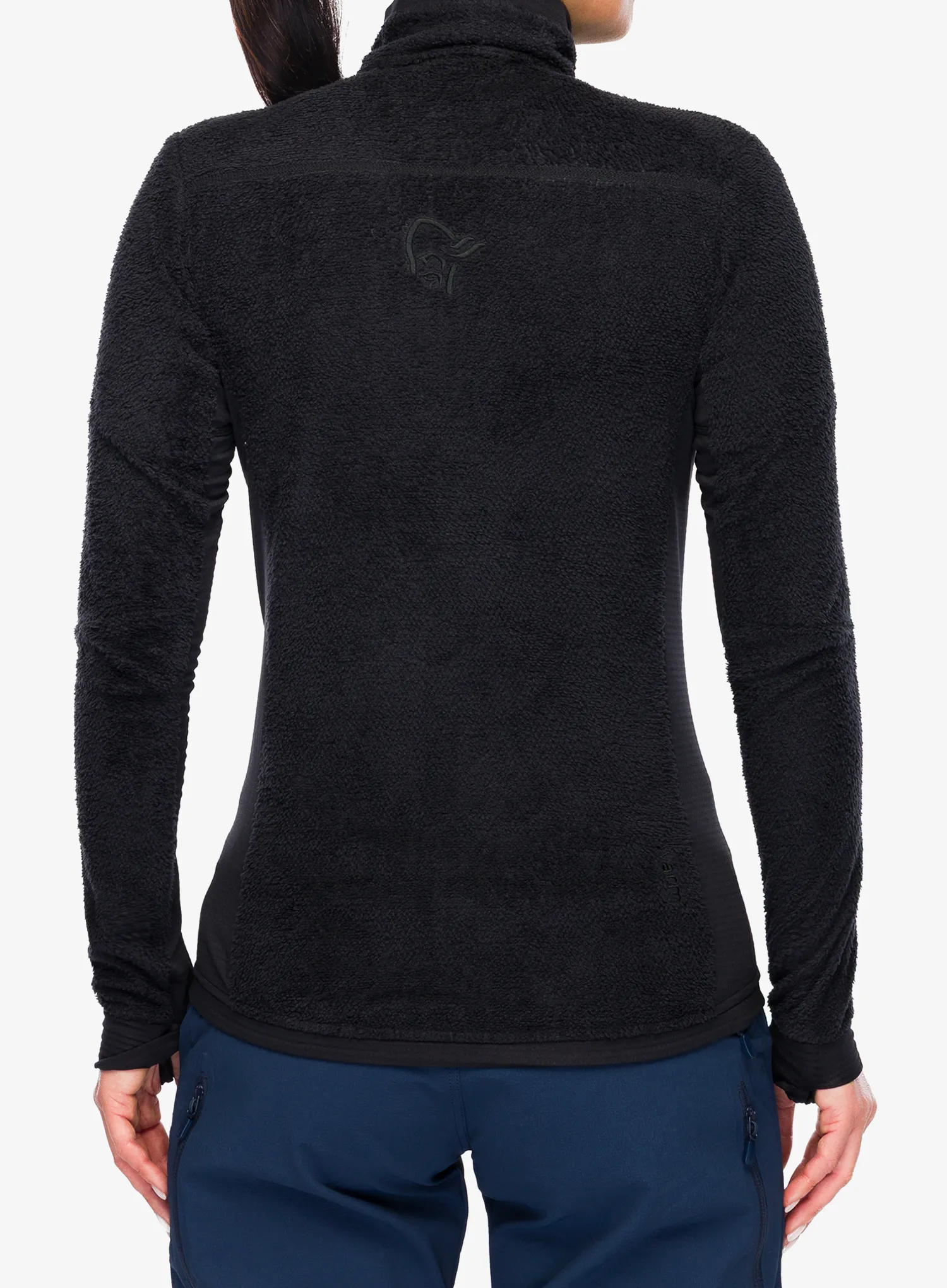 Dámská mikina na zip Norrona Falketind Warm1 Active Jacket - caviar black