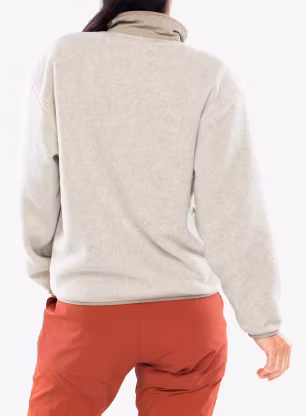 Dámská mikina na zip Patagonia Synch Jkt - oatmeal heather/seabird grey