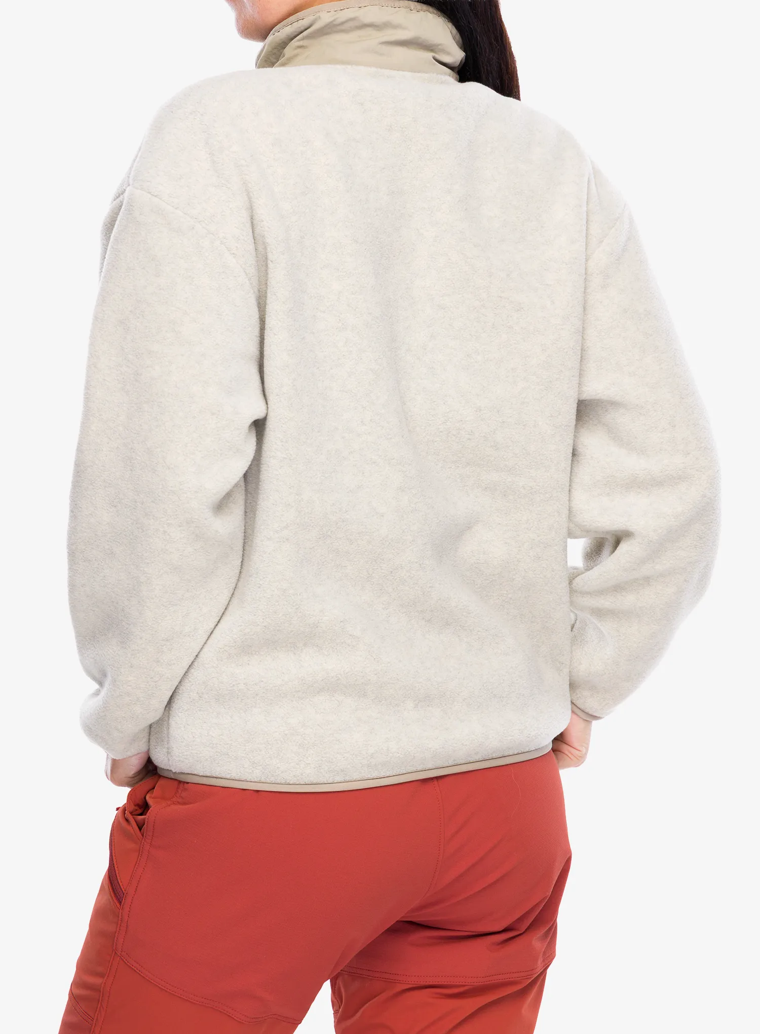 Dámská mikina na zip Patagonia Synch Jkt - oatmeal heather/seabird grey