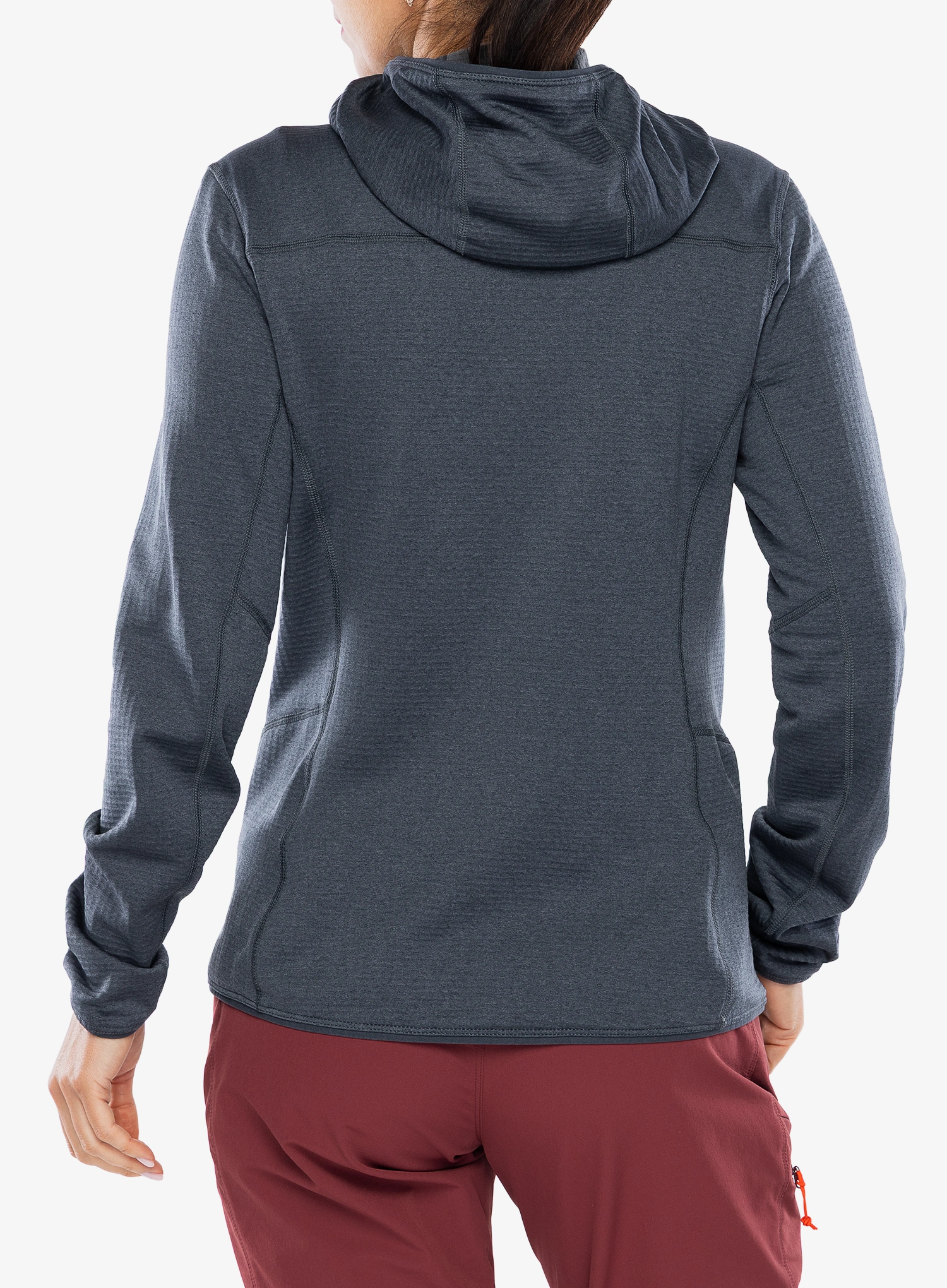 Dámská mikina na zip Rab Ascendor Hoody - steel
