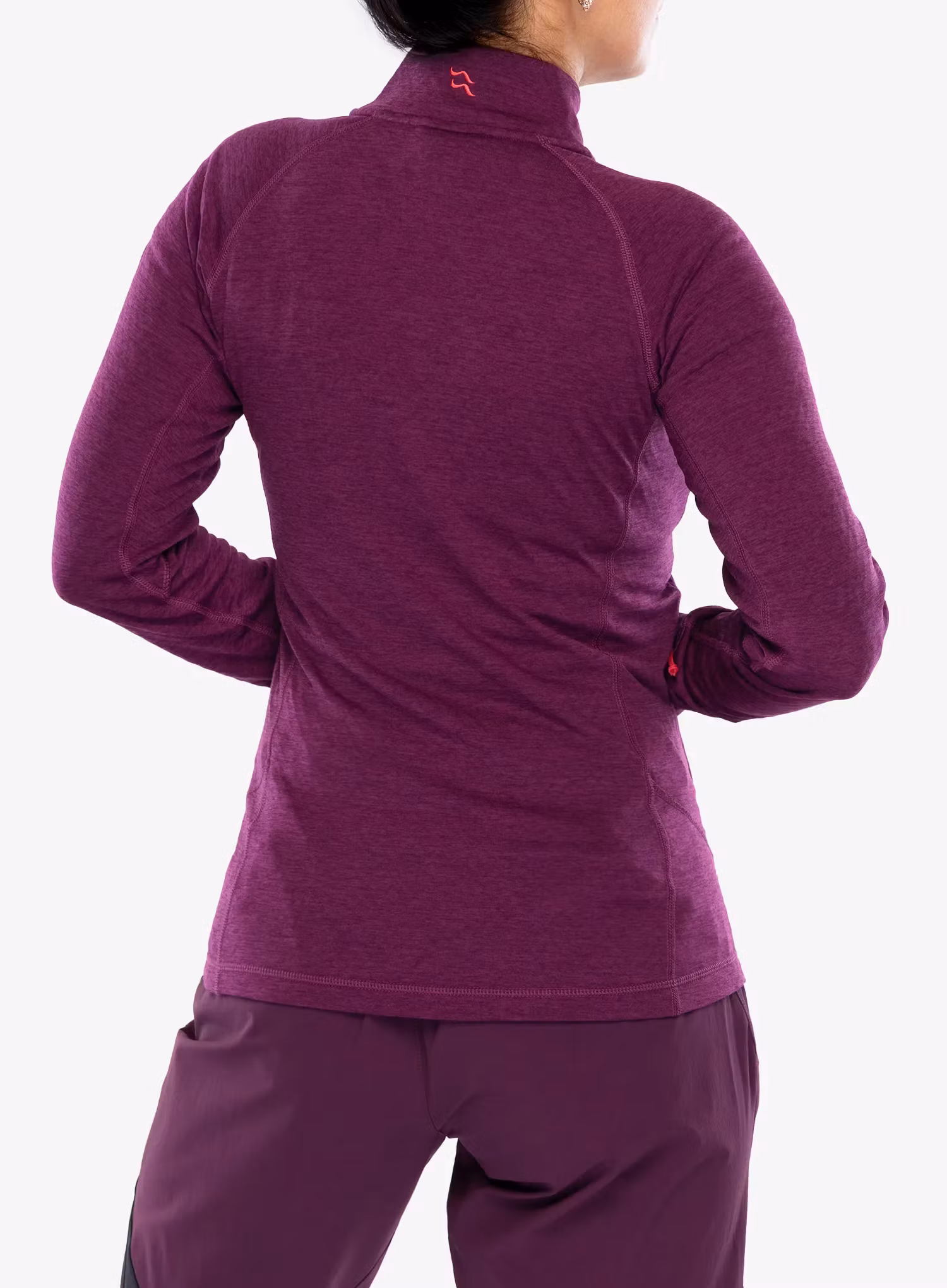Dámská mikina na zip Rab Nexus Jacket - mulberry