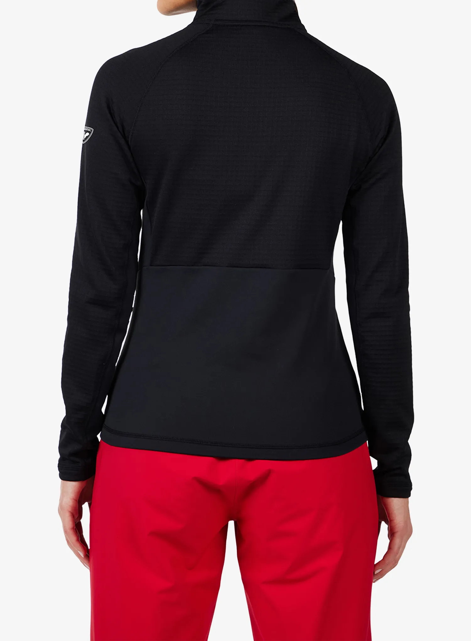 Dámská mikina na zip Rossignol Blackside Mix FZ Fleece - black