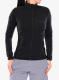 Dámská mikina na zip Salomon Essential Lightwarm FZ - deep black/black