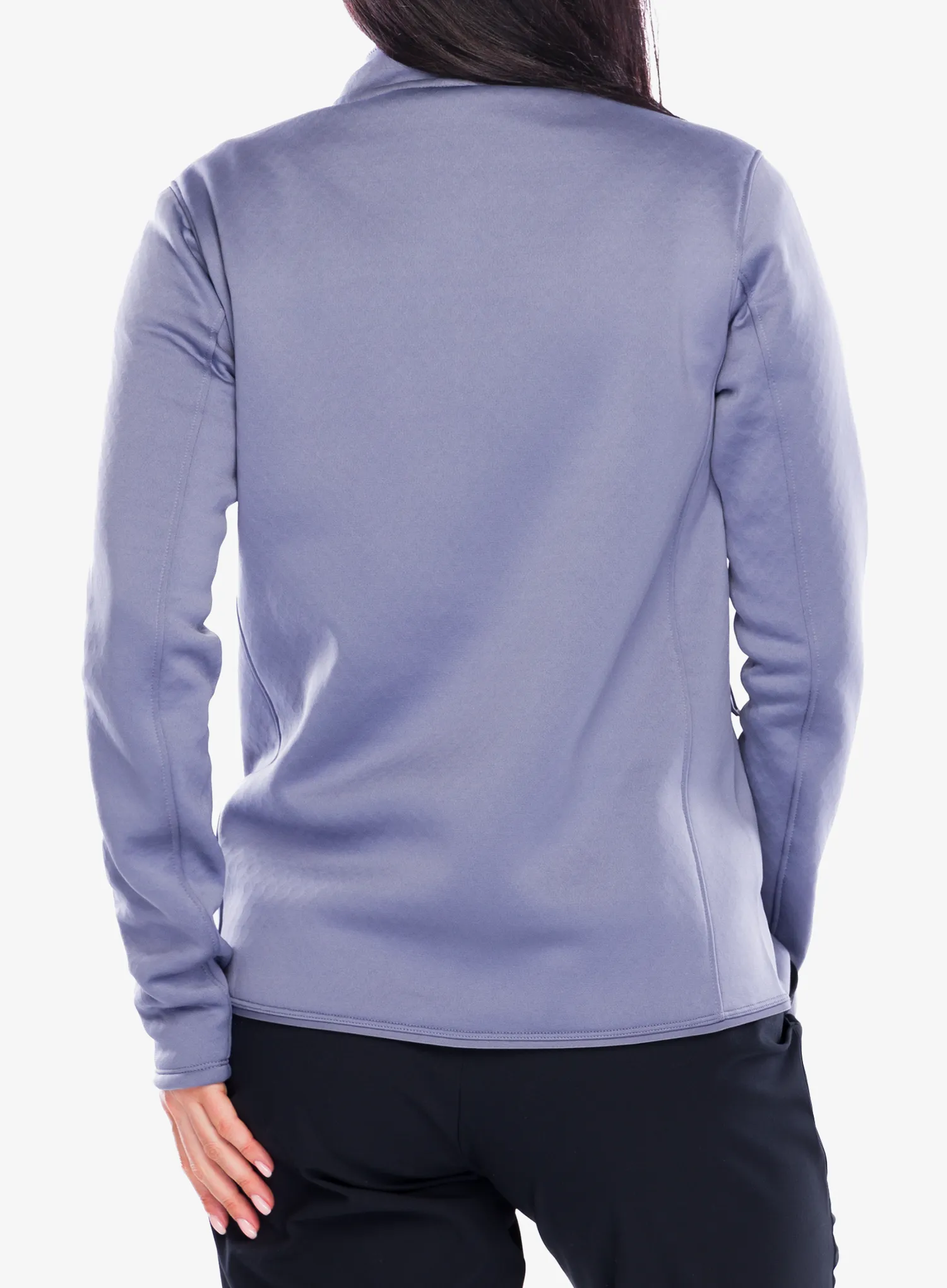 Dámská mikina na zip Salomon Outline Warm FZ - blue granite