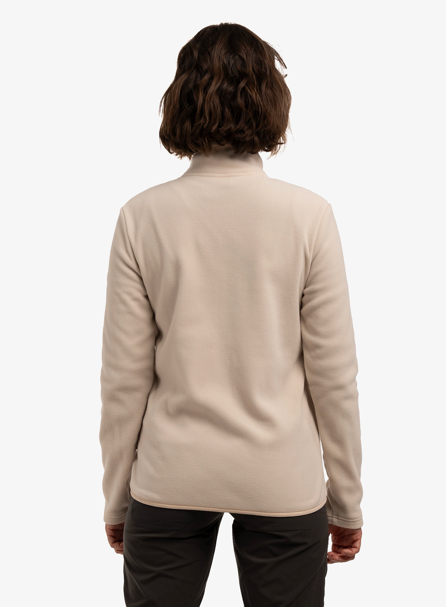 Dámská mikina na zip Turbat Classic Fleece - fog beige