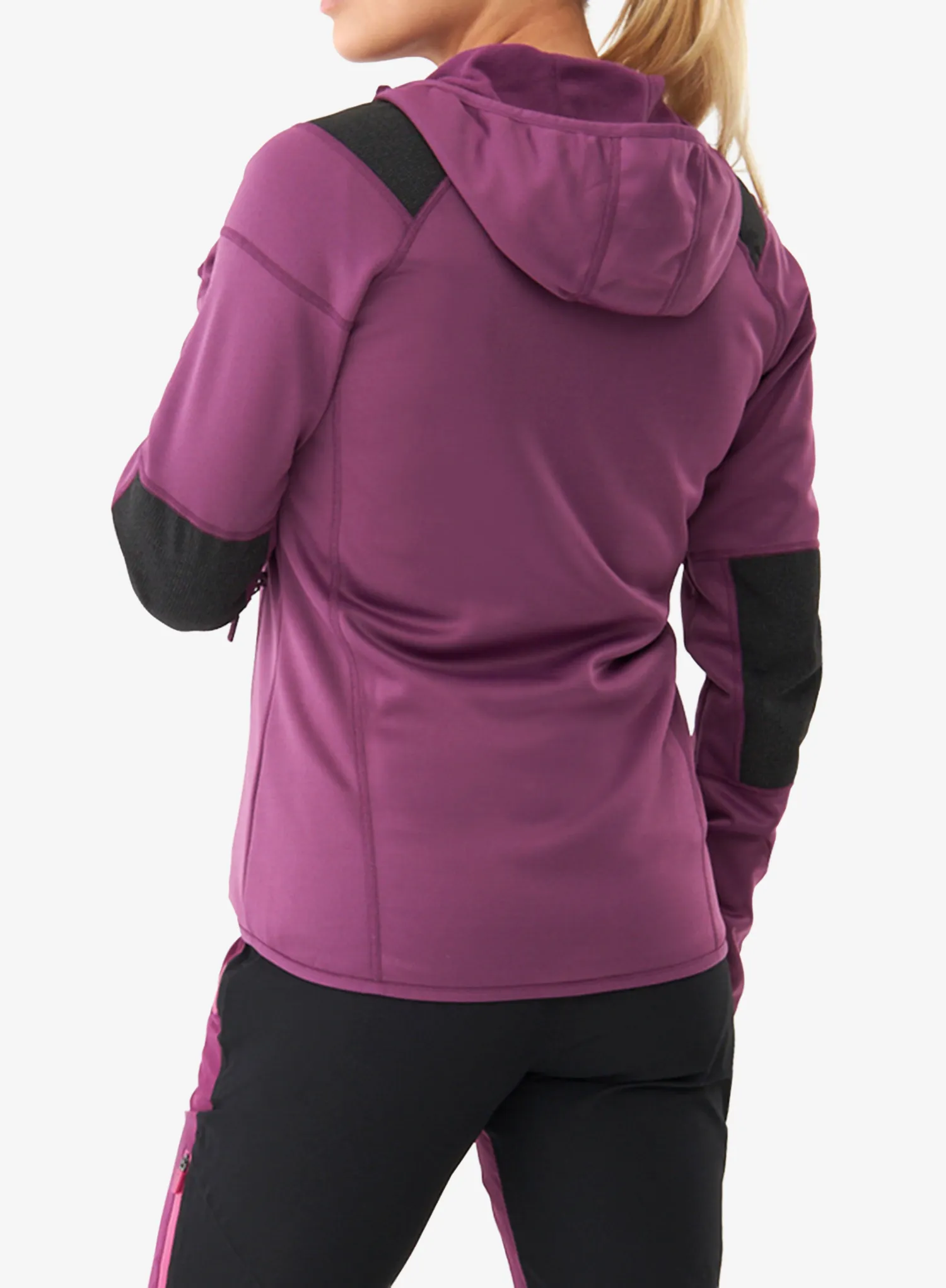 Dámská mikina na zip Viking Yosemite Hoodie - violet/yellow