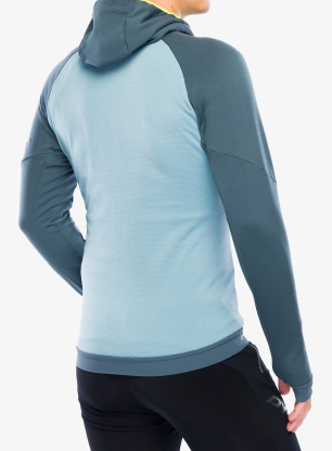 Rozepínací mikina Dynafit Radical Polartec Hooded Jacket - smoke blue